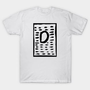 the letter d painting T-Shirt